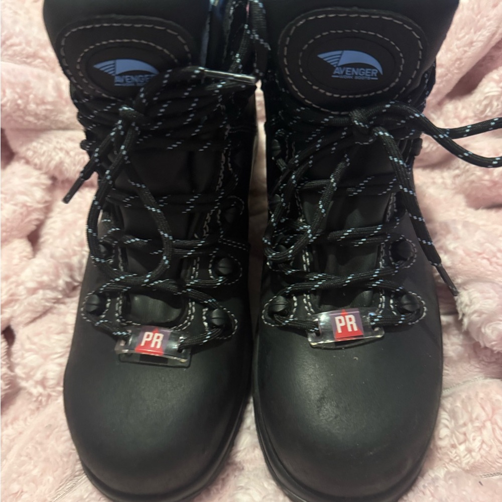 Avenger Black Work Boots